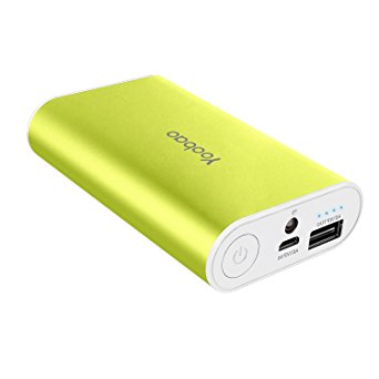 Yoobao M3 7800mAh Power Bank Mini Portable External Battery Charger for iPhone 7 Plus 6 6S Plus 5 5S SE Samsung Galaxy S7 Edge S6 S5 Note 5 4 3 Blackberry Moto LG HTC Nokia Huawei and More - Green