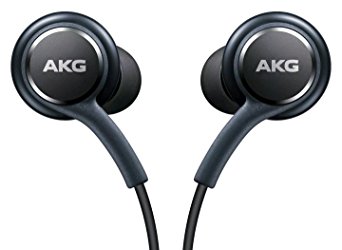 Black AKG Samsung Earphones Headphones Headset Handsfree For Samsung Galaxy S8 & S8 Plus  in Bulk Packaging