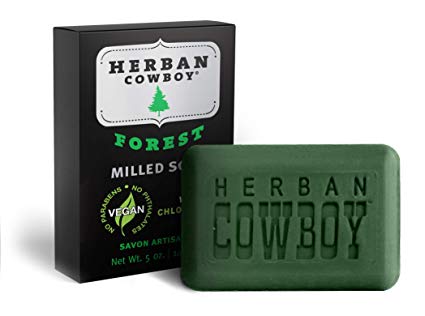 Herban Cowboy Bar Soap, Forest, 5 Ounce