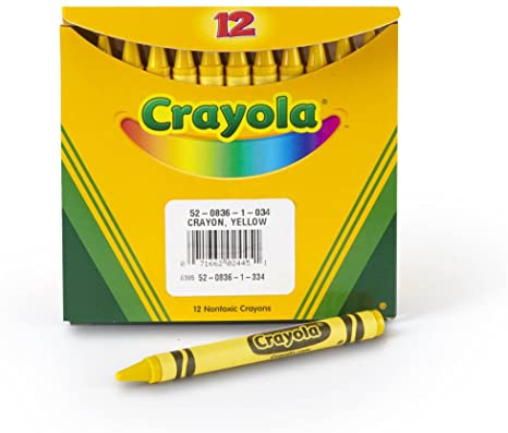 Crayola Bulk Crayons 12 Ct Yellow