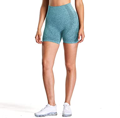 Aoxjox Women's High Waisted Vital Seamless Workout Yoga Gym Shorts