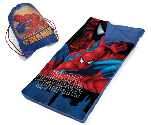 Marvel Spiderman Slumber Bag Set