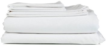 Thread Spread Hotel Collection 600 Thread Count Egyptian Cotton Sateen Full 4 Piece Sheet Set White