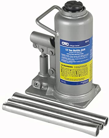 OTC 9312 Stinger Series ANSI/PALD Compliant 12-Ton In-Line Design Bottle Jack