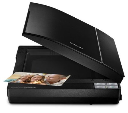 Epson Perfection V370 Color Photo, Image, Film, Negative & Document Scanner with scan-to-cloud & 4800 x 9600 dpi -Refurbished