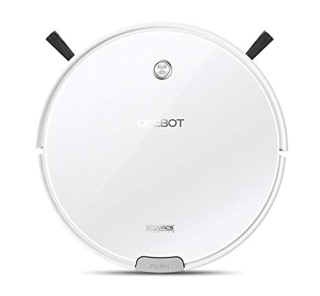ECOVACS DEEBOT M82 robot vacuum – High suction with beater brush, auto self-charging, drop sensor – works on hard floor & carpet, with up to 150 min battery – 2 year warranty