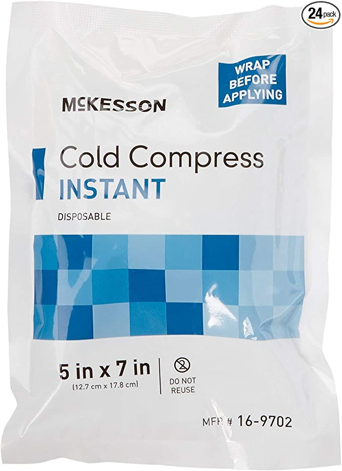 McKesson Disposable 5 x 7" Instant Cold Pack 16-9702 24 per Case