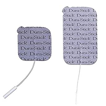 Chattanooga Dura-Stick Plus Electrodes - 2" x 3.5" Rectangle - 4/pk