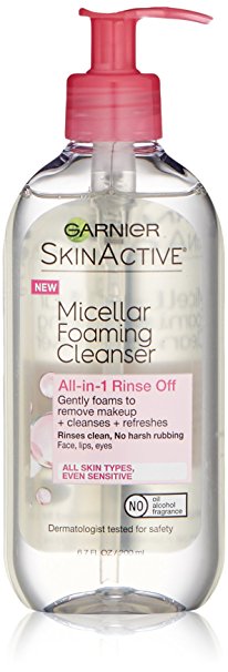 Garnier SkinActive Micellar Foaming Face Wash, 6.7 fl. oz.