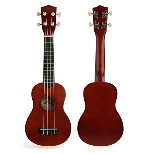 Zimo Professional 21" Acoustic Soprano Ukulele Musical Instrument Coffee High Quality