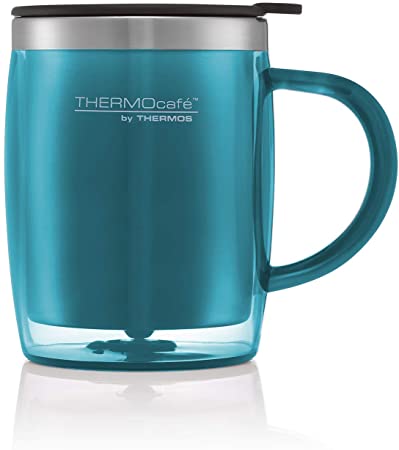 Thermos ThermoCafé Translucent Desk Mug, Lagoon, 450 ml