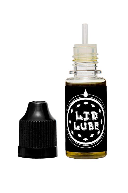 Lid Lube - Herb Grinder Oil | Removes Resins Instantly with 1 Drop | Anti-Friction Oil | Pocket Size Lubricant Bottle | Made with Canadian Hemp Oil | Perfect for Squeaky and Stuck Grinders | 10 ml