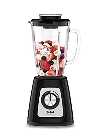 Tefal BL435840 Blendforce II Glass Black Jug Blender