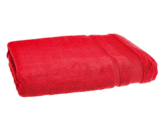 Allure Bath Fashions Luxury Supersoft Egyptian Cotton Towels Absorbent and Quick Dry Bath Sheet Towel 90 x 150cm 500gsm in Red (Bath Sheet)