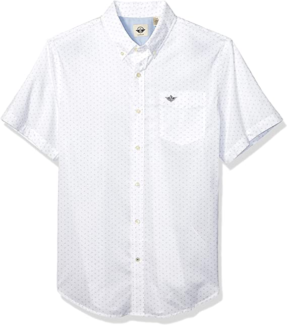 Dockers Men's Short Sleeve Button Down Comfort Flex Shirt