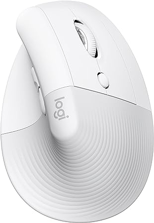 Logitech Lift Vertical Ergonomic Mouse - Off White