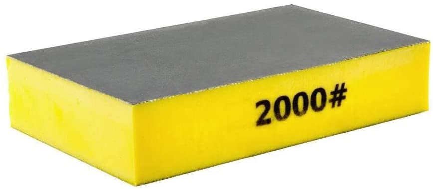 Norton SandWet Waterproof Sanding Sponge, 2000-Grit