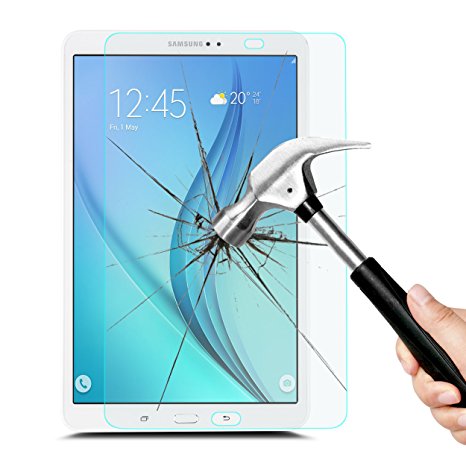 Samsung Galaxy Tab A 10.1 Screen Protector, GETRON [Tempered Glass] [.3mm / 2.5D] [Premium Clarity] [Bubble Free Install] [Lifetime Warranty] Screen Protector for Samsung Galaxy Tab A 10.1 Inch