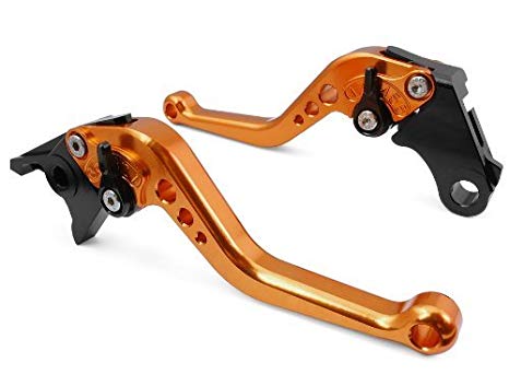 Short Brake Clutch Levers for KAWASAKI NINJA 250R 2008-2012, NINJA 300R 2013-2016,Z300 2015,Z250/SL 2015-2016,KLX125/D-TRACKER125 2010-2016,KLX250/D-TRACKER 2008-2016,KLX150S 2009-2013