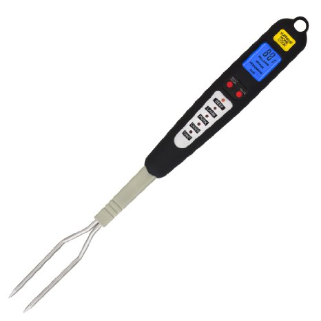 Supreme Home Cook Digital BBQ Meat Thermometer Fork with Instant Read Probe Preset with correct Cooking Temperatures