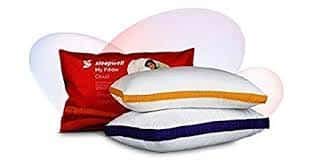 Sleepwell Feather Touch Microfiber Pillow- White, 27 x 17