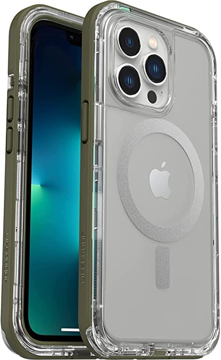 LifeProof Next Screenless Series Case for MagSafe for iPhone 13 PRO (NOT 13/13 Mini/13 Pro Max) Non-Retail Packaging - Precedented Green