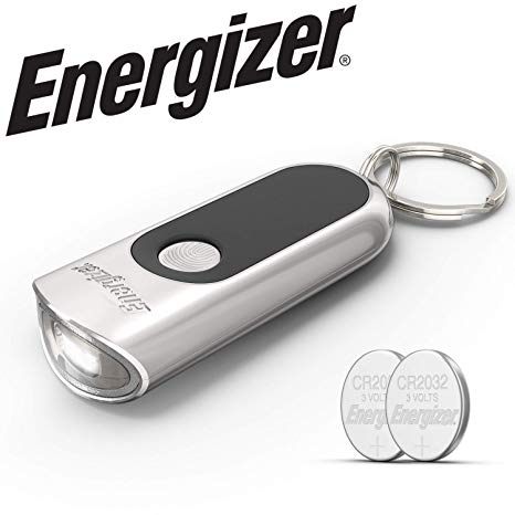 Energizer Keychain Light with Touch Technology​, Bright 20 Lumens, Keychain LED Flashlight, Batteries Included