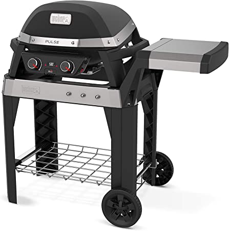 Weber Pulse 2000 Cart Electric Grill, Black