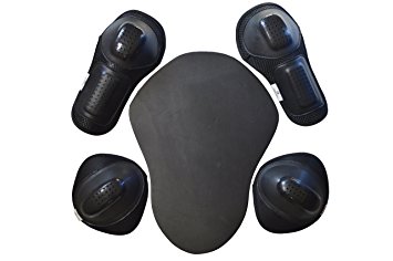 5 PC Removable CE Certified Hard Armor For Motorcycle Biker Jackets New PR1