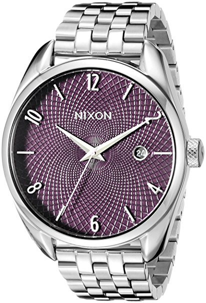 Nixon Women's A4182157 Bullet Analog Display Japanese Quartz Silver Watch