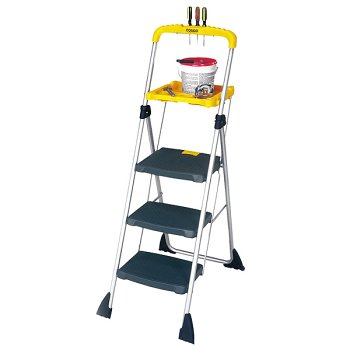 Cosco 11-880-PGY Max Work Platform Step Stool Steel