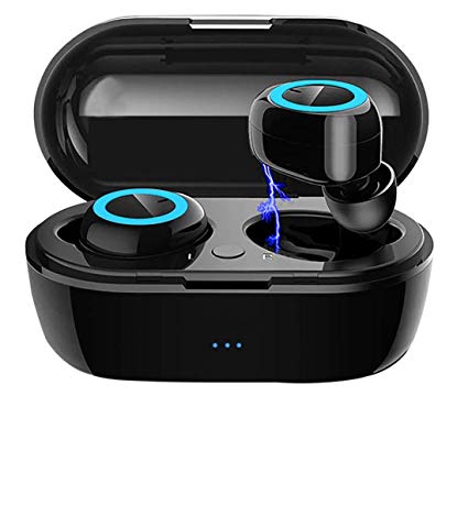 Mobistone M2 Series in-Ear Wireless Bluetooth Earphones Air Mini AirBuds with Mic | BT 5.0 True Twin TWS Headset with Automatic Charging Case with Upto 8 Hours Music Play Time