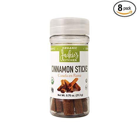 Jackie's Kitchen Cinnamon Sticks, 0.75 Ounce (Pack of 8)