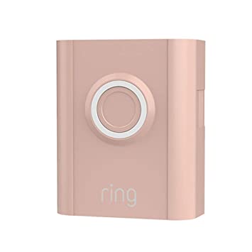 Ring Video Doorbell 3, Ring Video Doorbell 3 Plus, and Ring Video Doorbell 4 Faceplate - Light Burgundy