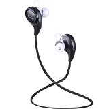 Cootree Bluetooth Headphones v40 - Qy8 QY7 New Version Best In-Ear Stereo CVC 60 Noise Cancelling Earbuds Sweatproof Bluetooth headset with Microphone aptX for Running Sports Exercise WorkoutHikingJogger- Fit for Apple Watch iPhone 6s6s Plus 6 6 Plus 5 5c 5s 4 iPad 2 3 4 Mini Air 2 iPod Touch Samsung Galaxy S6 S5 S4 S3 Note 2 3 4 LG G3 G4 HTC Android Smart Phones and Tablets and other Bluetooth Devices