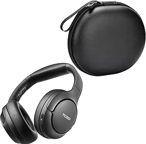 TOZO HT2 Hybrid Active Noise Cancelling Headphones, Wireless Over Ear Bluetooth Headphones Headphone Case Cover