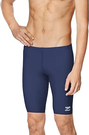 Speedo Men's Swimsuit Jammer Endurance  Solid USA Adult