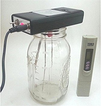 Portable Colloidal Silver Generator With Water Circulated By Air Pump