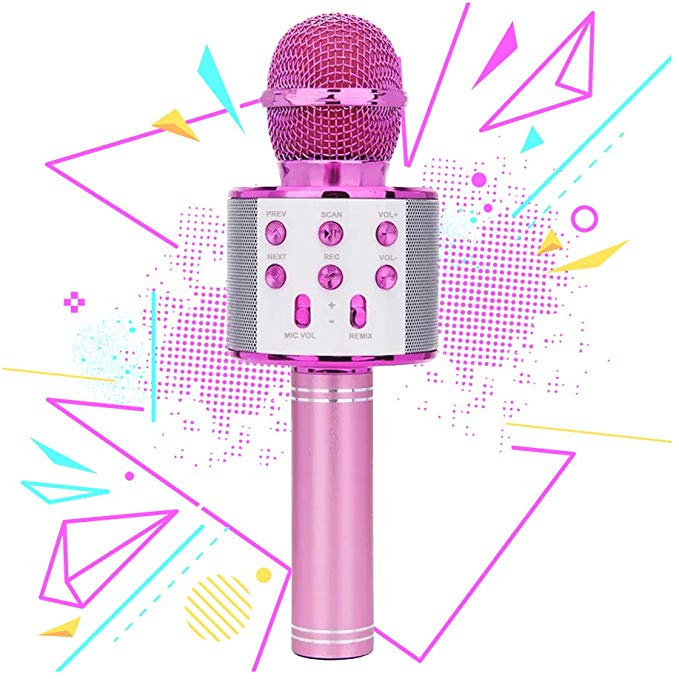 Moff Wireless Bluetooth Karaoke Microphone Home Party Gift for Kids- Great Gift