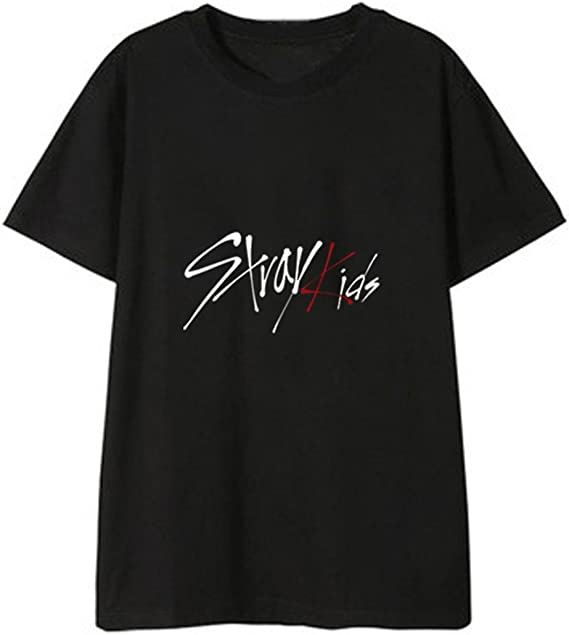 JUNG KOOK Kpop Stray Kids Support Shirt Woojin Felix Hyunjin T-Shirt Tee