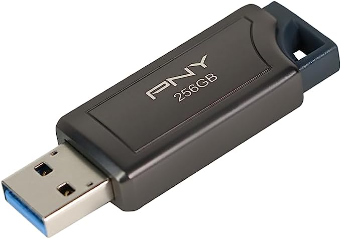 PNY 256GB PRO Elite V2 USB 3.2 Gen 2 Flash Drive – 600MB/s, Gunmetal