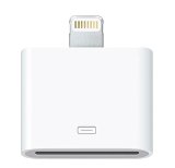 Apple Iphone and Ipod 30 Pin to 8 Pin Adapter Non Retail Bulk Packaging