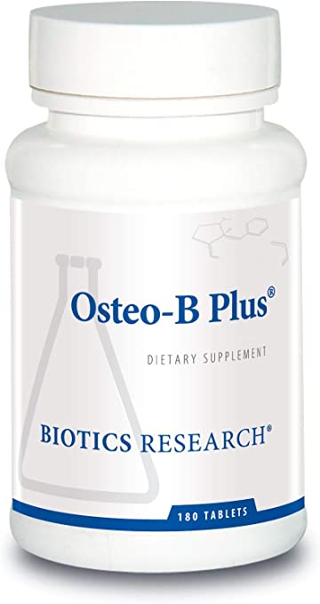 Biotics Research Osteo B Plus Optimal Bone Health Support, Ca Mg K, Healthy Aging, Purified Chondroitin Sulfates 180 Tabs