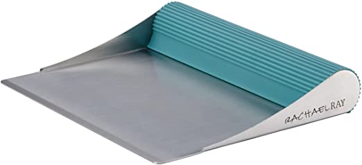 Rachael Ray Cucina Tools and Gadgets Bench Scrape, Agave Blue