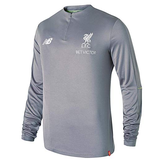 Liverpool FC Mens Grey Training Midlayer Top 18/19 LFC Official