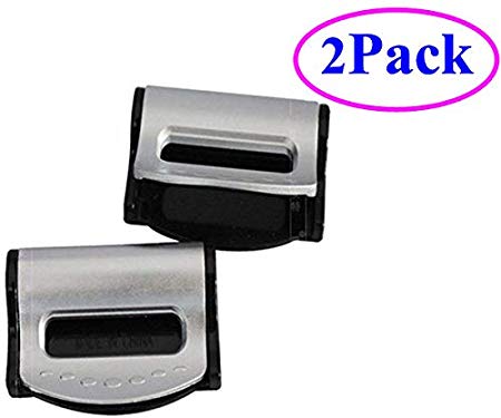 ZLMC [2 Pcs] Universal Fit Car Seatbelt Adjuster Clip Belt Strap Clamp Shoulder Neck