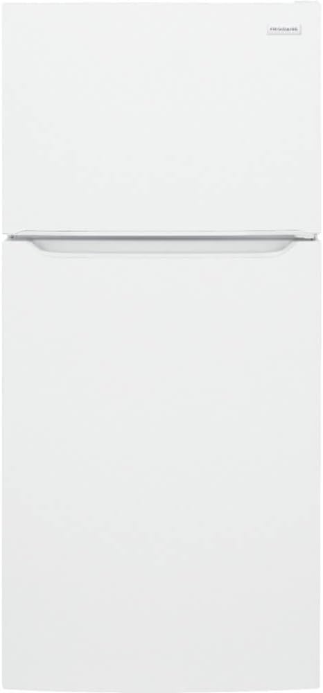 Frigidaire FFTR1835VW 30" Top Freezer Refrigerator with 18.3 cu. ft. Capacity LED Lighting Frost Free Defrost ADA Compliant in White