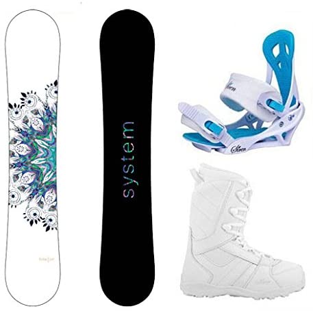 System 2021 Flite Snowboard w/Mystic Bindings and Lux Boots Women's Complete Snowboard Package