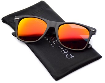 WearMe Pro - Wayfarer Sunglasses Revo Large Mirror Lens Sunglasses