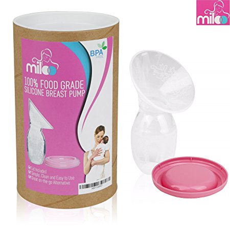 Miloo Silicone Breastfeeding Manual Breast Pumps Milk Pump Suction